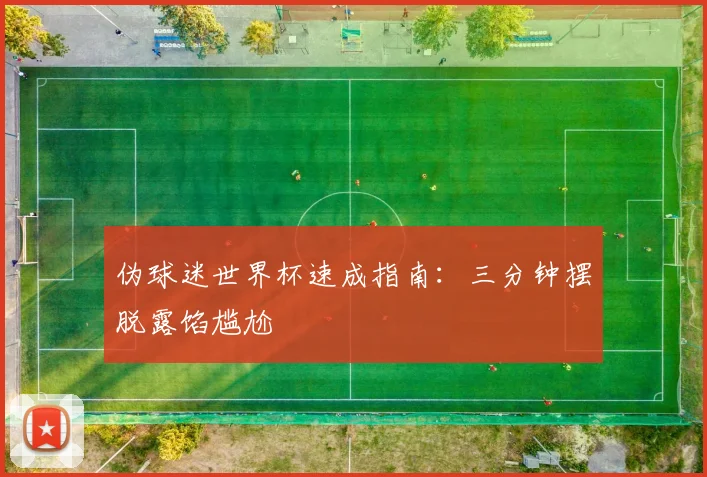 伪球迷世界杯速成指南:三分钟摆脱露馅尴尬